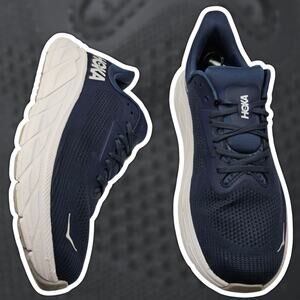 Hoka One One Arahi 7 Outerspace White Mens 13D Running Shoes Athletic Sneakers